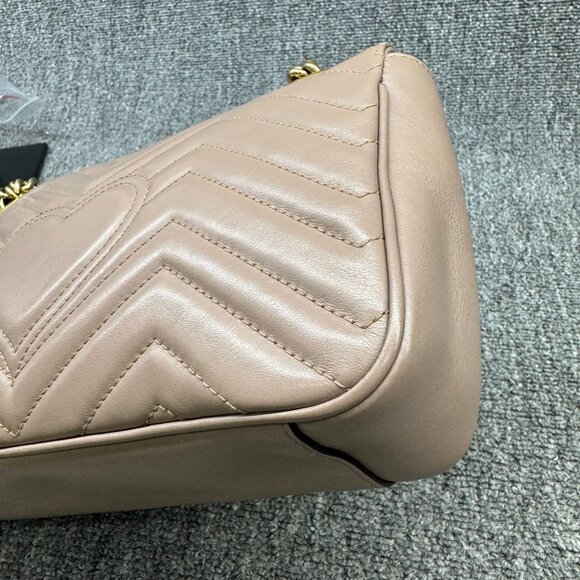 Gucci Marmont Small Brown Leather Crossbody Bag fbcco999-102225 - Picture 11 of 15